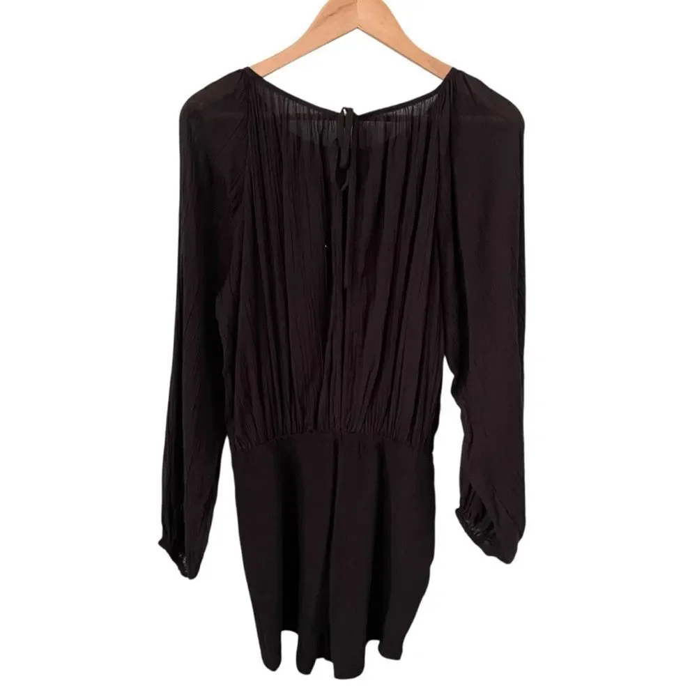 NEW Free People Real Resort Romper in Black Size Medium - Picture 7 of 12